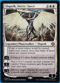 Elspeth, Storm Slayer Tarkir: Dragonstorm NM Mythic Rare CARD (501537) ABUGames - Image 1