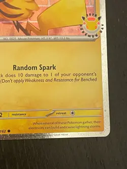 Pikachu (Pokemon Day 2026) 051/162 Rev Holo – Fast Ship – B-Sting Cards - Image 4