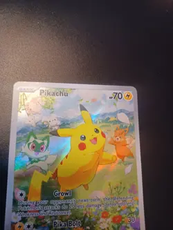 Pokemon TCG SVP088 Pikachu Black Star Promo Full Art Holo Card - Near Mint - Image 3