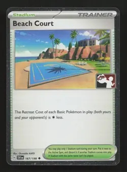 Beach Court 167/198 Uncommon Prize Pack Series Cards NM 2022 - Image 1