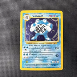 Pokemon Card Base Set Holo Poliwrath 13/102 WOTC - Image 1