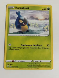 Karrablast - 008/189 - Common Pokemon Card Buy 2 Get 1 Free - Image 1