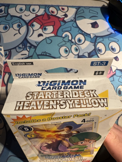 Digimon Card Game Starter Deck Heaven’s Yellow ST-3 Sealed Includes Booster Pack - Image 3