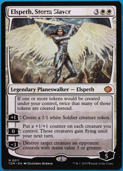Elspeth, Storm Slayer Tarkir: Dragonstorm NM Mythic Rare CARD (501536) ABUGames - Image 1