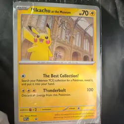 Pokemon TCG Pikachu At The Museum Promo Card - Image 1