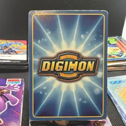 1999 MetalGreymon Bo-80 Series 2 Booster Digimon Card MP Battle Bandai Gold Text - Image 2