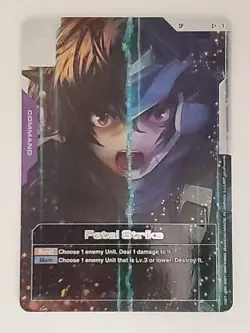 Fatal Strike SP ST05-014 C+ Gundam Card Game NM English - Image 4