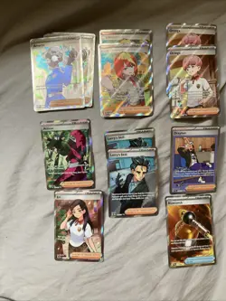 Pokemon TCG Trainer Illustration Lot 12 Card Lot - Image 1