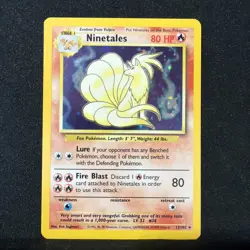 Ninetales 12/102 Holo Base Set Unlimited LP Pokemon Card Vintage WOTC 1999 - Image 2