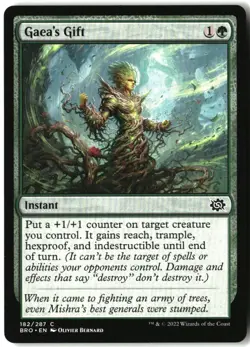 MTG Gaea's Gift [BRO - 182] LP 2-52 - Image 1
