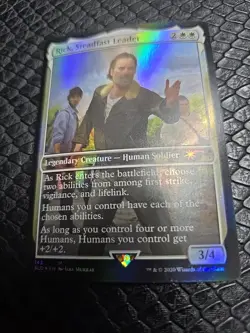MTG Rick, Steadfast Leader - Foil, NM-Mint, English Secret Lair Drop Series - Image 1