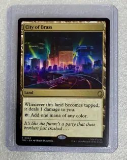 CITY OF BRASS - Teenage Mutant Ninja Turtles Commander - MTG Rare #62 - Image 1