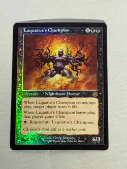 MTG FOIL Laquatus's Champion Torment Magic the Gathering - Image 1