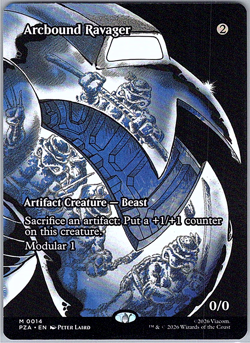 Magic The Gathering Teenage Mutant Ninja Turtles NM Arcbound Ravager Borderless - Image 1