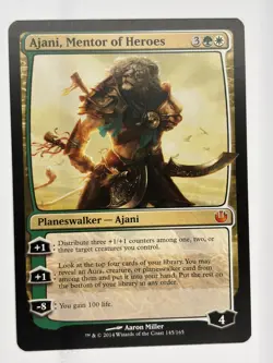 Magic the Gathering Journey into Nyx – Ajani, Mentor of Heroes 145/165 Commander - Image 1
