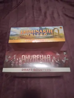 Magic The Gathering Dominaria United/Phyrexia Sealed Booster Box - Image 2