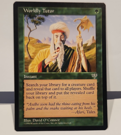 Magic: The Gathering Worldly Tutor Uncommon Instant Mirage 1996 David O'Connor - Image 1