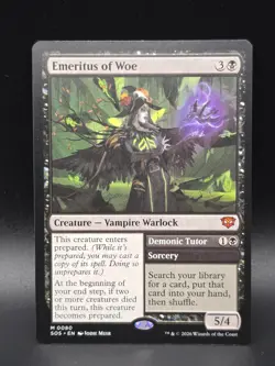 Emeritus of Woe Secrets of Strixhaven Regular Mythic 0080 - Image 1