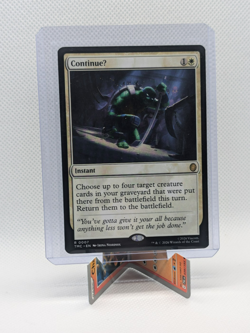 MTG - ContinueU - Regular Rare #7 - Commander: TMNT (TMC) NM - Image 1