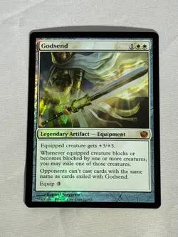 MTG FOIL Godsend Journey Into Nyx Magic the Gathering - Image 1