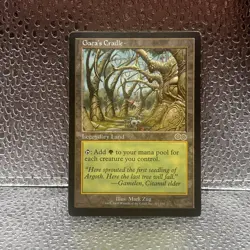 Gaea's Cradle -- MTG Magic the Gathering - Urza's Saga - Rare Legendary Land - Image 1