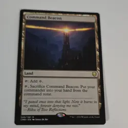 Command Beacon - Commander Legends - Rare Land - Regular - English - MTG - Image 1