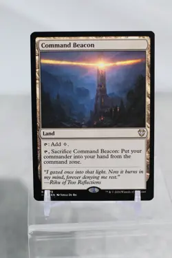 MTG Command Beacon Outlaws of Thunder Junction Commander NM - Image 1