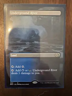 Underground River : MTG / The Brothers' War / Borderless / NM - Image 1