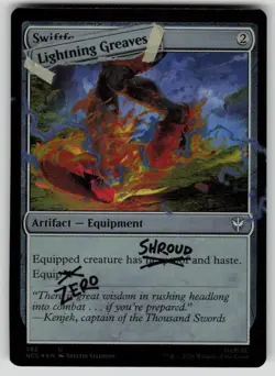 Lightning Greaves (382) Foil Uncommon Secret Lair Drop Series 382 MTG Near Mint - Image 1