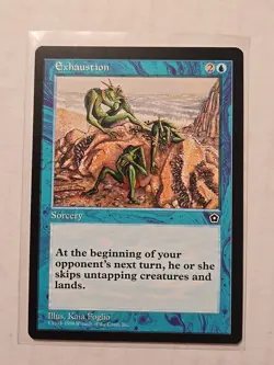 Exhaustion - Portal Second Age - LP - Rare - Sorcery - MTG - Image 1