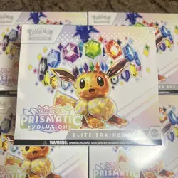 Pokemon TCG Scarlet & Violet Prismatic Evolutions Elite Trainer Box ETB Sealed - Image 1