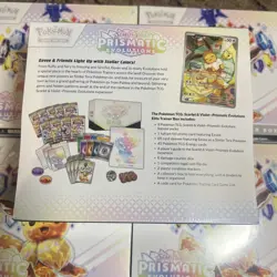 Pokemon TCG Scarlet & Violet Prismatic Evolutions Elite Trainer Box ETB Sealed - Image 2