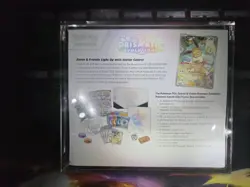 Pokemon Prismatic Evolutions Pokemon Center ETB Sealed w/Acrylic Case - Image 2