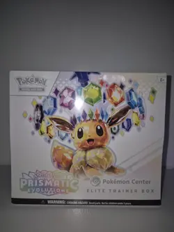 Prismatic Evolutions Pokemon Center ETB Sealed - Small Tear [See Last Image] - Image 1