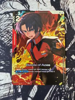 Battle of Aces GD01-111 R+ FOIL - Newtype Rising - Gundam Card Game - Image 1