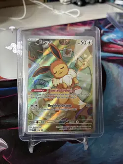 Pokemon TCG Eevee 173 Promo Card Prismatic Evolutions ETB - Image 1