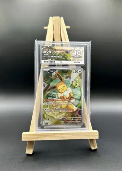 Pokemon TCG Eevee 173 Ace 10 Gem Mint Black Star Promo Prismatic Evolutions ETB - Image 1