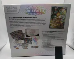 Pokemon Prismatic Evolutions Elite Trainer Box Eevee plastic tear in seal. etb - Image 3