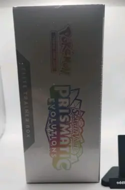 Pokemon Prismatic Evolutions Elite Trainer Box Eevee plastic tear in seal. etb - Image 5
