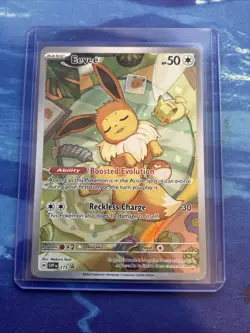 Pokemon TCG Eevee SVP 173 Black Star Promo Prismatic Evolutions ETB Promo NM - Image 1