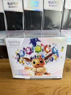 Pokemon TCG Prismatic Evolutions Elite Trainer Box ETB (Tear in seal) - Image 1
