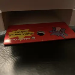 No cards Red Deck box and manual only Old Maid Pokemon Center 2019 - Image 2