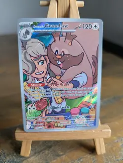 Pokemon Card Arven's Greedent 205/182 Destined Rivals - Image 1