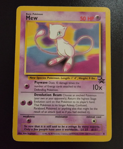 Wizards of the Coast Mew Promo Basic 50 HP Wotc 08/53 Regular English Pokemon - Image 1