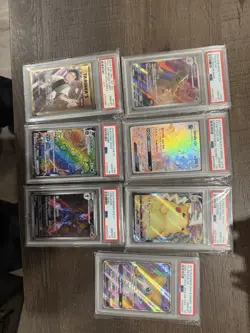 Pokemon PSA 10 GRADED LOT (7) CARDS TOTAL - Image 1