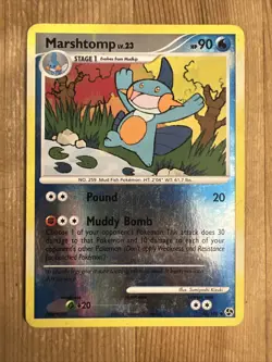 Marshtomp - 46/106 - Reverse Holo HP, English Pokemon Great Encounters - Image 1