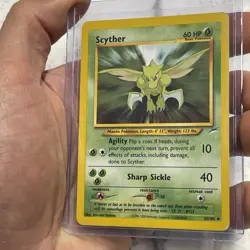 Pokemon TCG Scyther 55/105 Neo Destiny Regular Uncommon Vintage LP/NM Card WOTC - Image 2