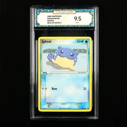 TQG 9.5 Mint+ 2006 Pokemon ENG Spheal #EX-LM 65/92 C - Image 1