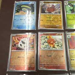 Pokemon JTG Lot Of 43 Reverse Holo Cards, Common And Uncommons, No Duplicates - Image 2