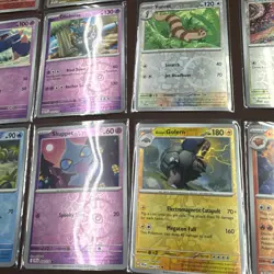 Pokemon JTG Lot Of 43 Reverse Holo Cards, Common And Uncommons, No Duplicates - Image 4